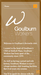 Mobile Screenshot of goulburnworkers.com.au